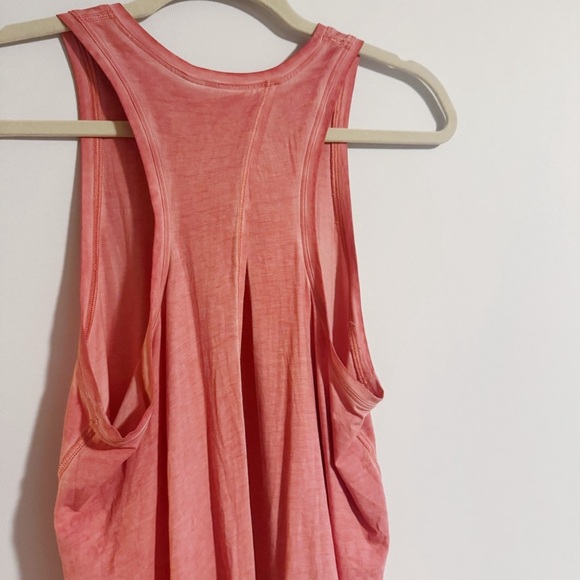 Lululemon - Coral Acid Wash All Tied Up Tank - Picture 6 of 9